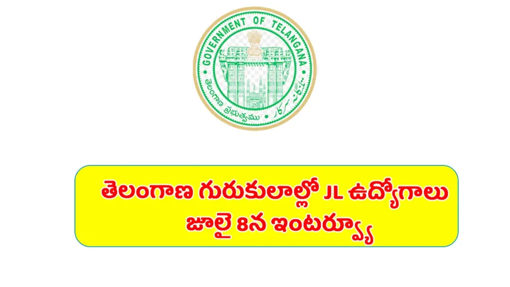 CJL Jobs 2025 full job details in telugu