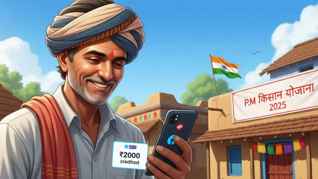 pm kisan 20th installment status - Indian farmer receives PM Kisan 20th installment on phone