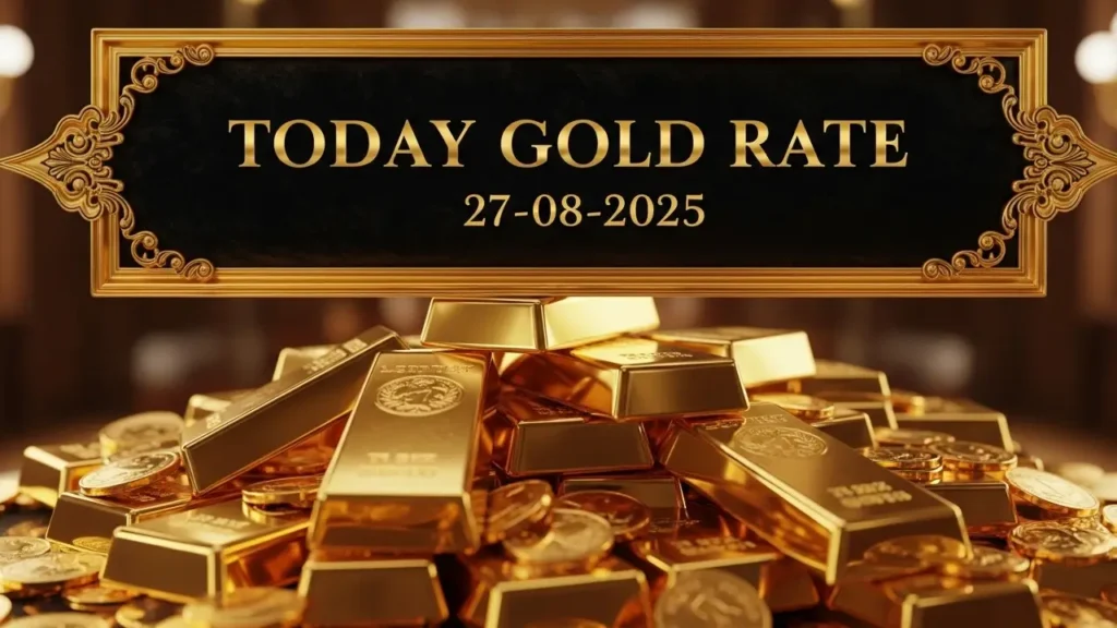 Gold Rate Today - "Gold, Silver, Platinum Latest Price in India – August 27, 2025"