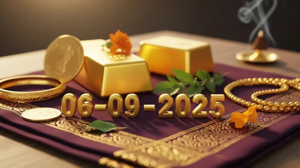 Gold Rate Today - "Gold, Silver, Platinum Latest Price in India – September 06, 2025"