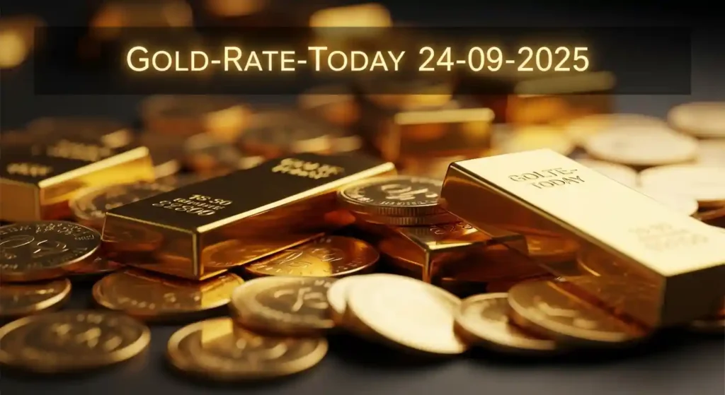 Gold Rate Today - "Gold, Silver, Platinum Latest Price in India – September 24, 2025"