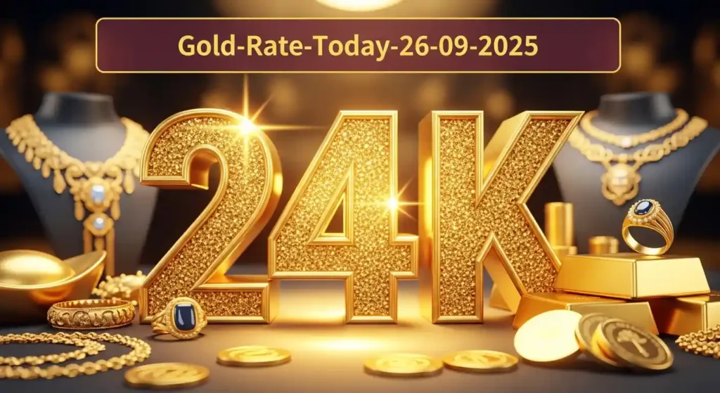 Gold Rate Today - "Gold, Silver, Platinum Latest Price in India – September 26, 2025"