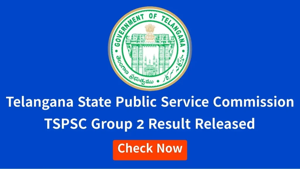 TSPSC Group 2 Results 2025 Merit List PDF Download