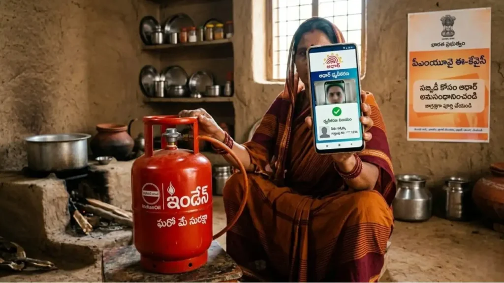 LPG Aadhaar eKYC Biometric Authentication 2026 Ministry Petroleum Natural Gas India