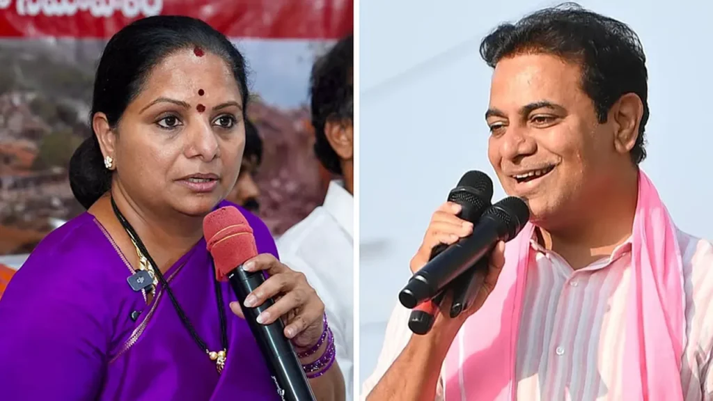 BRS to TRS name change KTR Kavitha Telangana politics discussion