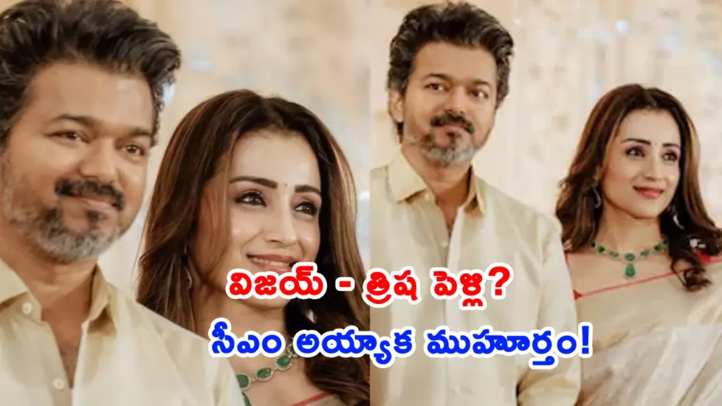 Speculations about Tamil actor Vijay and Trisha marriage