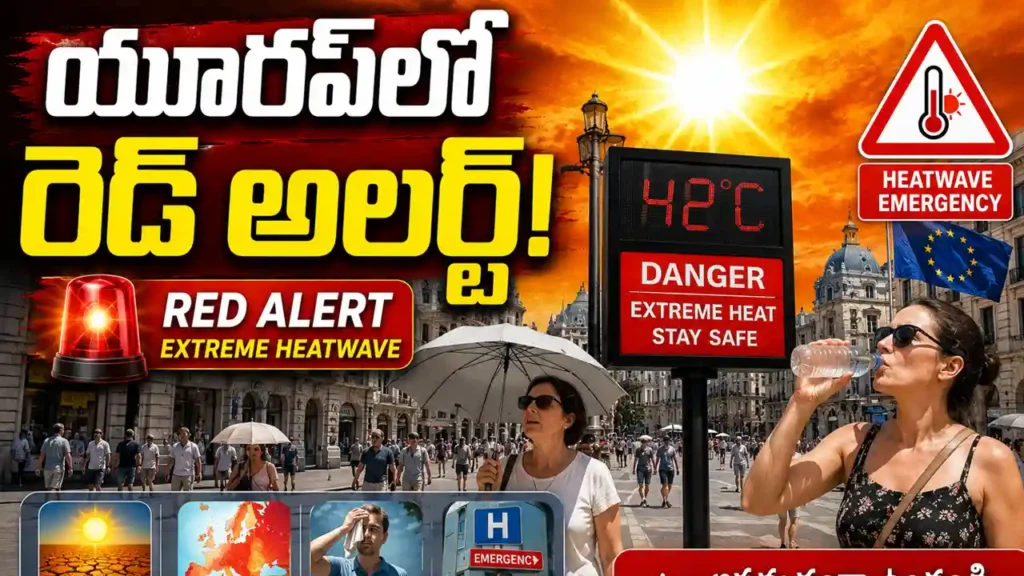 Europe Heatwave red alert issued in several countries due to extreme temperatures
