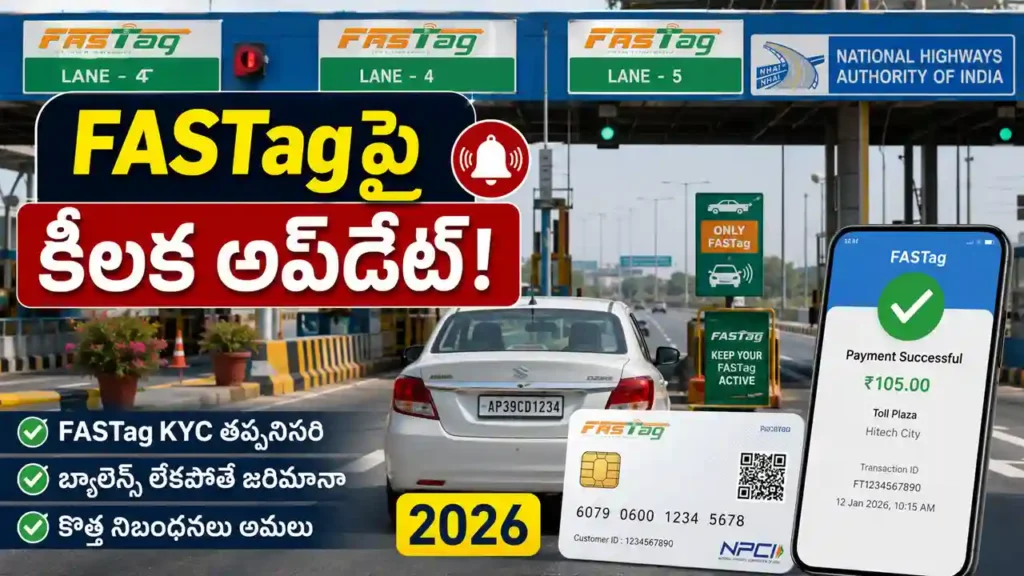 FASTag Update 2026 annual pass and toll payment latest update