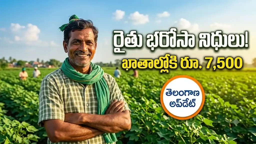 Telangana Rythu Bharosa funds and crop loan waiver updates 2026