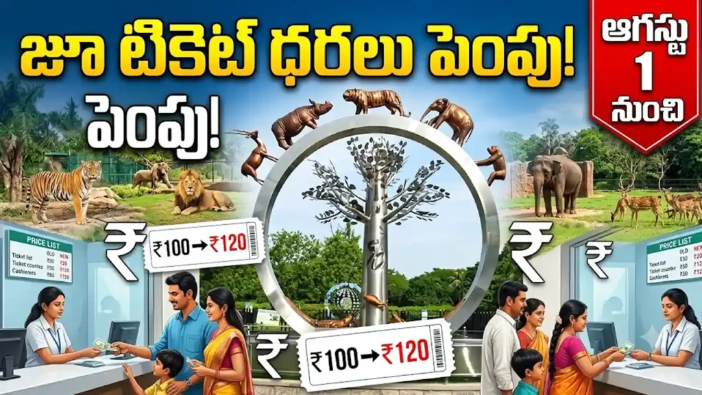 Hyderabad Zoo Ticket Price Revised August 2026